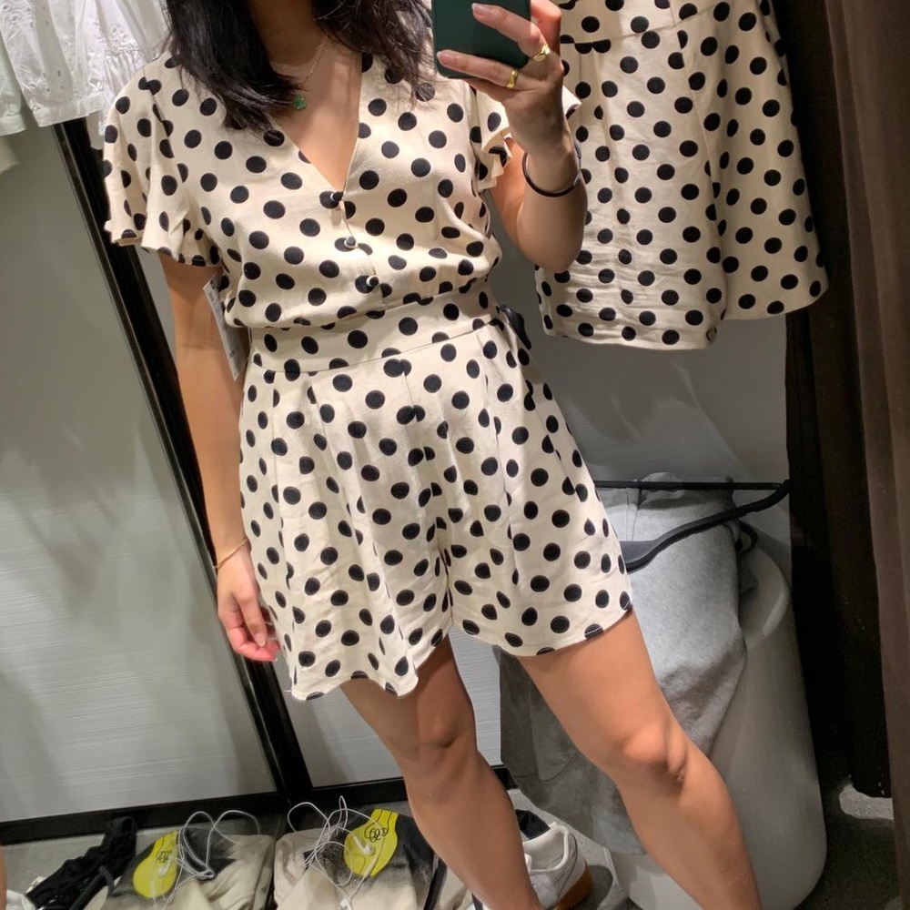 Zara Polka dot romper